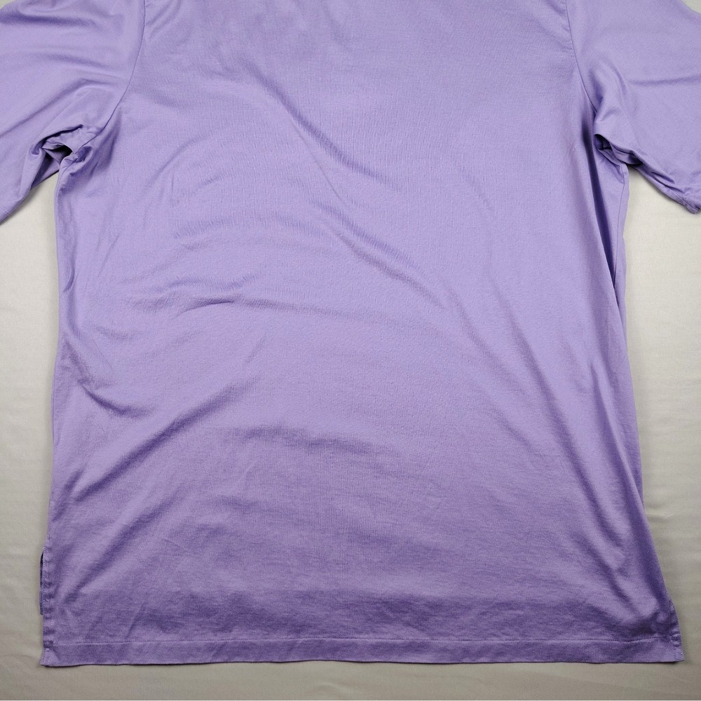 Polo Golf Ralph Lauren Pima Cotton Polo Shirt Men's XL Purple Short Sleeve - Picture 14 of 14
